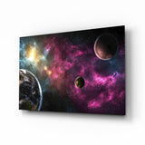 Space Glass Wall Art