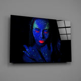 Woman Portrait Glass Wall Art