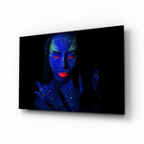 Woman Portrait Glass Wall Art