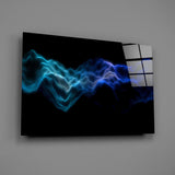 Rhythmic Fog Glass Wall Art