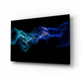 Rhythmic Fog Glass Wall Art