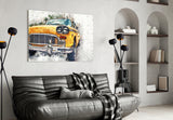 Classic Chevrolet Glass Wall Art