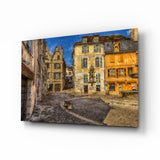 Medieval Square Glass Wall Art