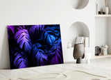 Tropical Leaf Glass Wall Art