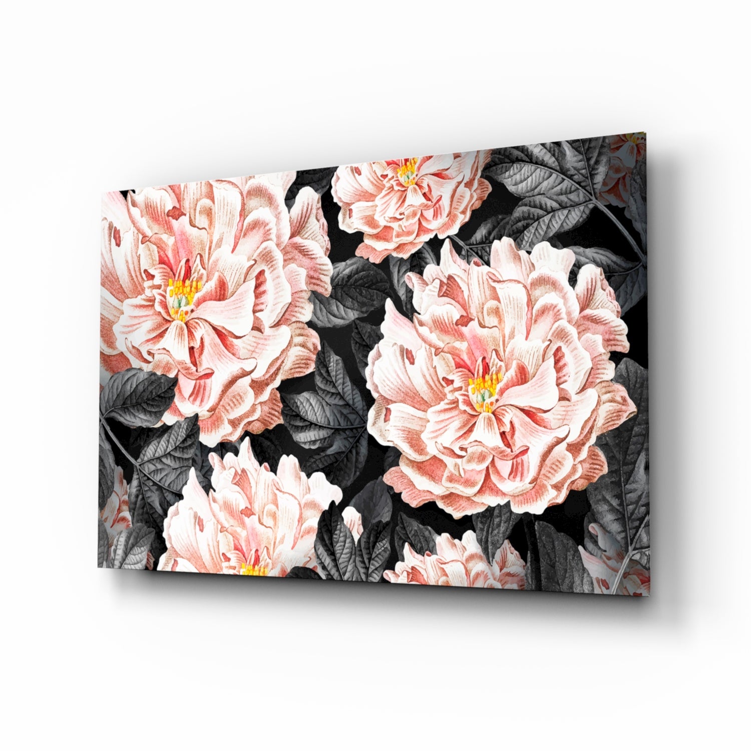 Flower Glass Wall Art