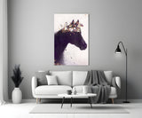 Horse Glass Wall Art