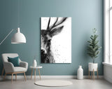 Deer Glass Wall Art