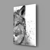 Wolf Glass Wall Art