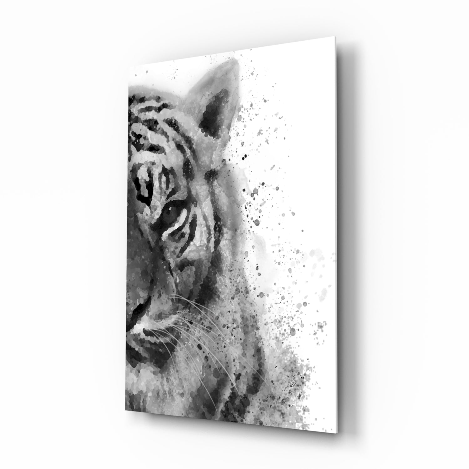 Tiger Glass Wall Art