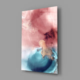 Abstract Glass Wall Art