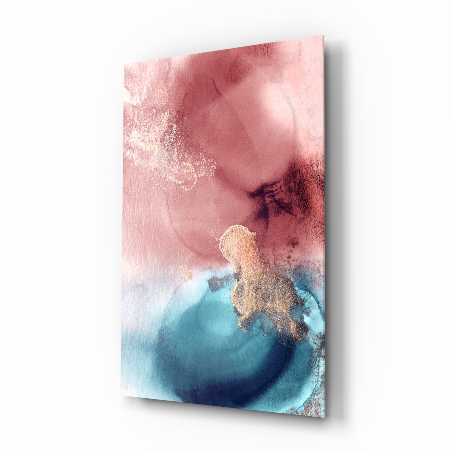 Abstract Glass Wall Art