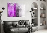 Abstract Glass Wall Art