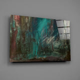 Abstract Colors Glass Wall Art