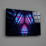 Neon Lights Glass Wall Art