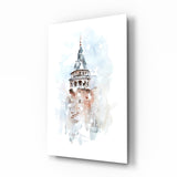 Galata Tower Glass Wall Art