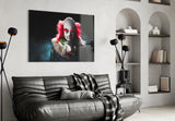 Clown Glass Wall Art