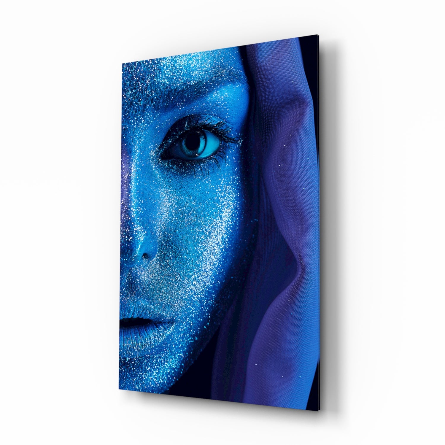 Woman Portrait Glass Wall Art