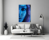 Woman Portrait Glass Wall Art