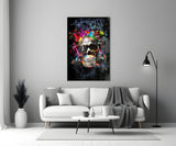 Skull Glass Wall Art