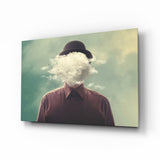 Cloud Man Glass Wall Art