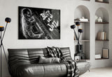 Jazz Blues Music Glass Wall Art