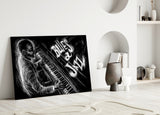 Jazz Blues Music Glass Wall Art