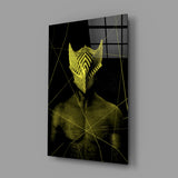 Darko Yellow Glass Wall Art