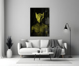 Darko Yellow Glass Wall Art