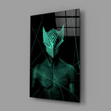 Darko Green Glass Wall Art