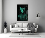 Darko Green Glass Wall Art