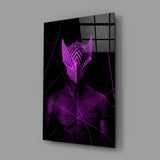 Darko Violet Glass Wall Art