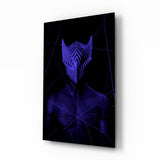 Darko Purple Glass Wall Art