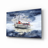 Steamer Glass Wall Art