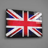 British Flag Glass Wall Art