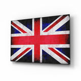 British Flag Glass Wall Art