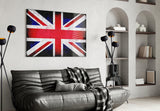 British Flag Glass Wall Art