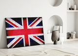 British Flag Glass Wall Art