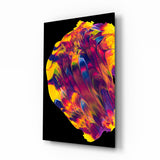 Dance of Colors Glass Wall Art