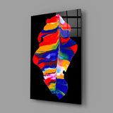 Colored Drift Glass Wall Art