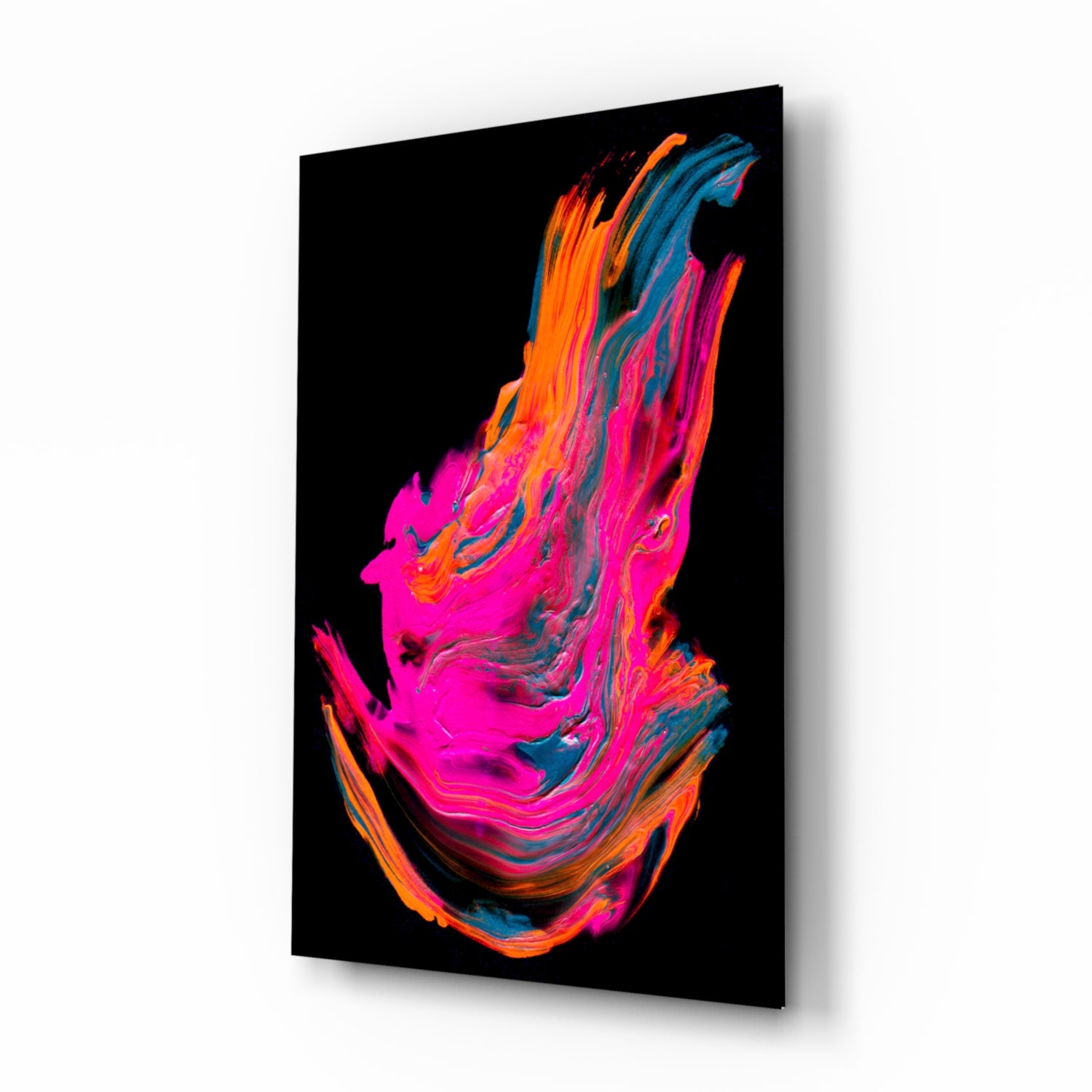 Colorful Winged Glass Wall Art