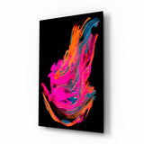 Colorful Winged Glass Wall Art