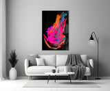 Colorful Winged Glass Wall Art