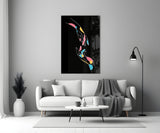 Abstract Colorful Hands Glass Wall Art