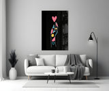 Abstract Colorful Hand Glass Wall Art