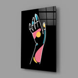 Abstract Colorful Hand Glass Wall Art