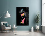 Abstract Colorful Hand Glass Wall Art