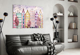 Fairy Tale City Glass Wall Art