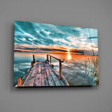 Sunset Glass Wall Art