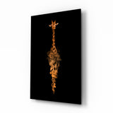 Giraffe Glass Wall Art