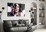 Effect Woman Glass Wall Art